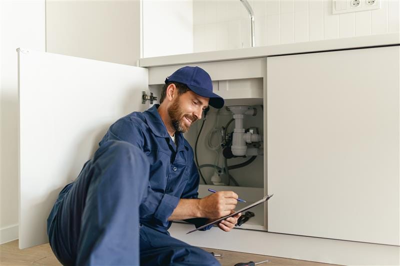 Local Tucker, Georgia plumber inspecting residential plumbing system